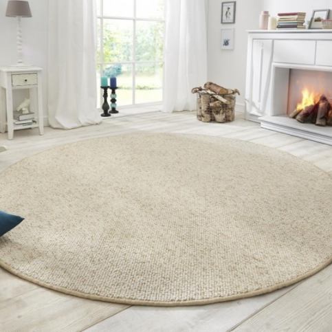 BT Carpet - Hanse Home koberce Kusový koberec Wolly | světlý Rozměry koberců: Průměr 133cm kruh MK20 - Veselá Žena.cz