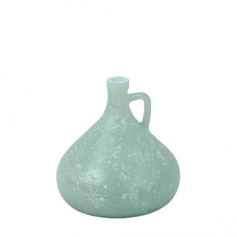 Tyrkysová váza z recyklovaného skla Ego Dekor Cantaro, výška 17,5 cm - Bonami.cz