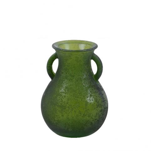 Zelená váza z recyklovaného skla Ego Dekor Cantaro, výška 16 cm - Bonami.cz