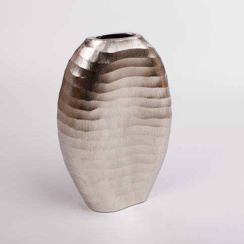 KLIA Kovová váza | 18x30cm | 3 varianty Barva: stříbrná KAAE-1604/SI - Veselá Žena.cz
