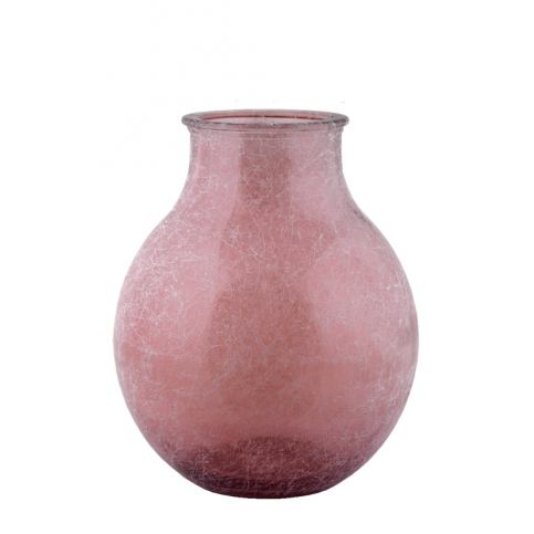 San Miguel Skleněná váza | Natural silk | 12,5l | 2 barvy Barva: růžová EDZSM-5742-F637 - Veselá Žena.cz
