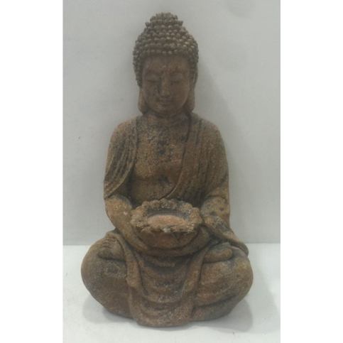 Autronic Budha MgO keramika | zahradní dekorace | 24,5x41x21cm AUBU4903 - Veselá Žena.cz