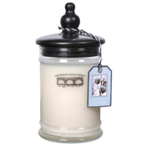 Bridgewater Candle Company Vonná svíčka WHITE COTTON Velikost: 250g IDJARS-WHITE-COTTON - Veselá Žena.cz