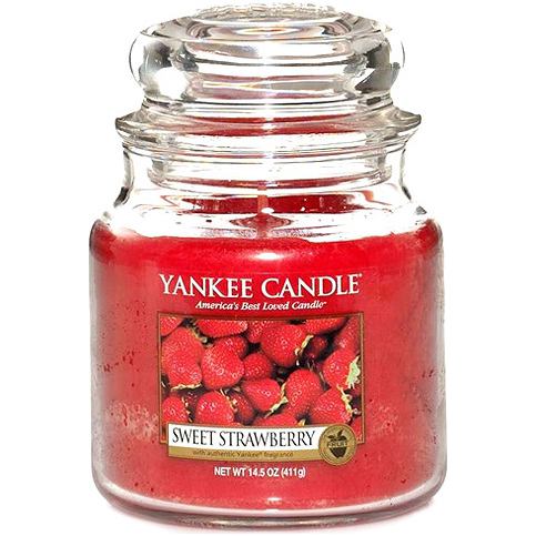 Yankee Candle svíčka Sladké jahody | 410g NW616544 - Veselá Žena.cz