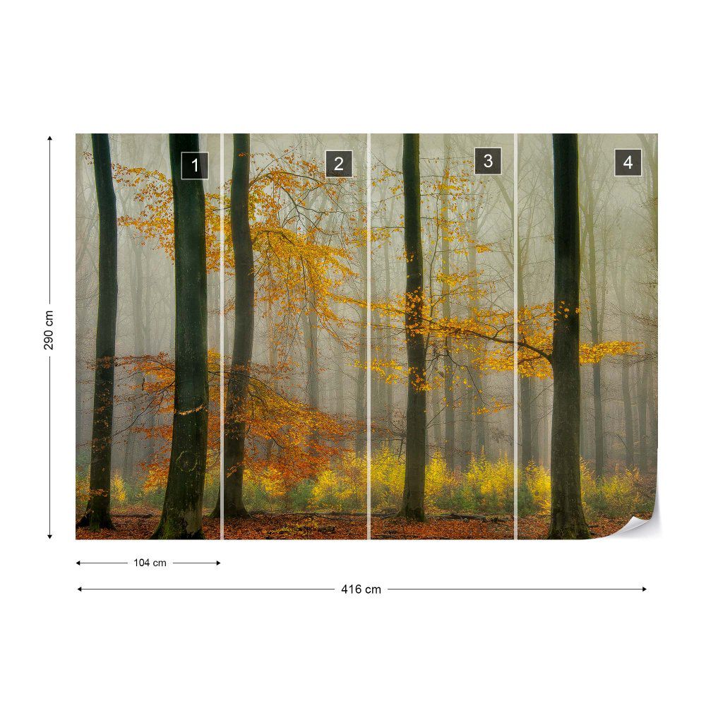 Fototapeta GLIX - The Latest Autumn Colors + lepidlo ZDARMA Vliesová tapeta  - 416x290 cm - GLIX DECO s.r.o.