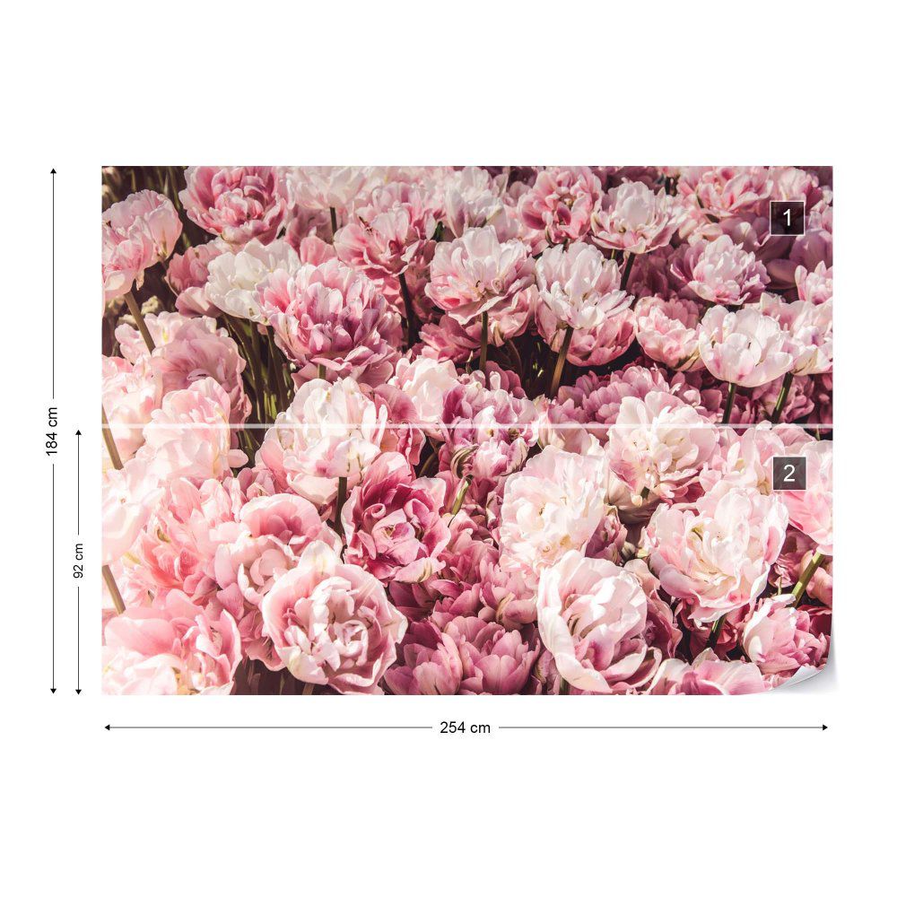 Fototapeta GLIX - Sea Of Flowers + lepidlo ZDARMA Vliesová tapeta  - 254x184 cm - GLIX DECO s.r.o.