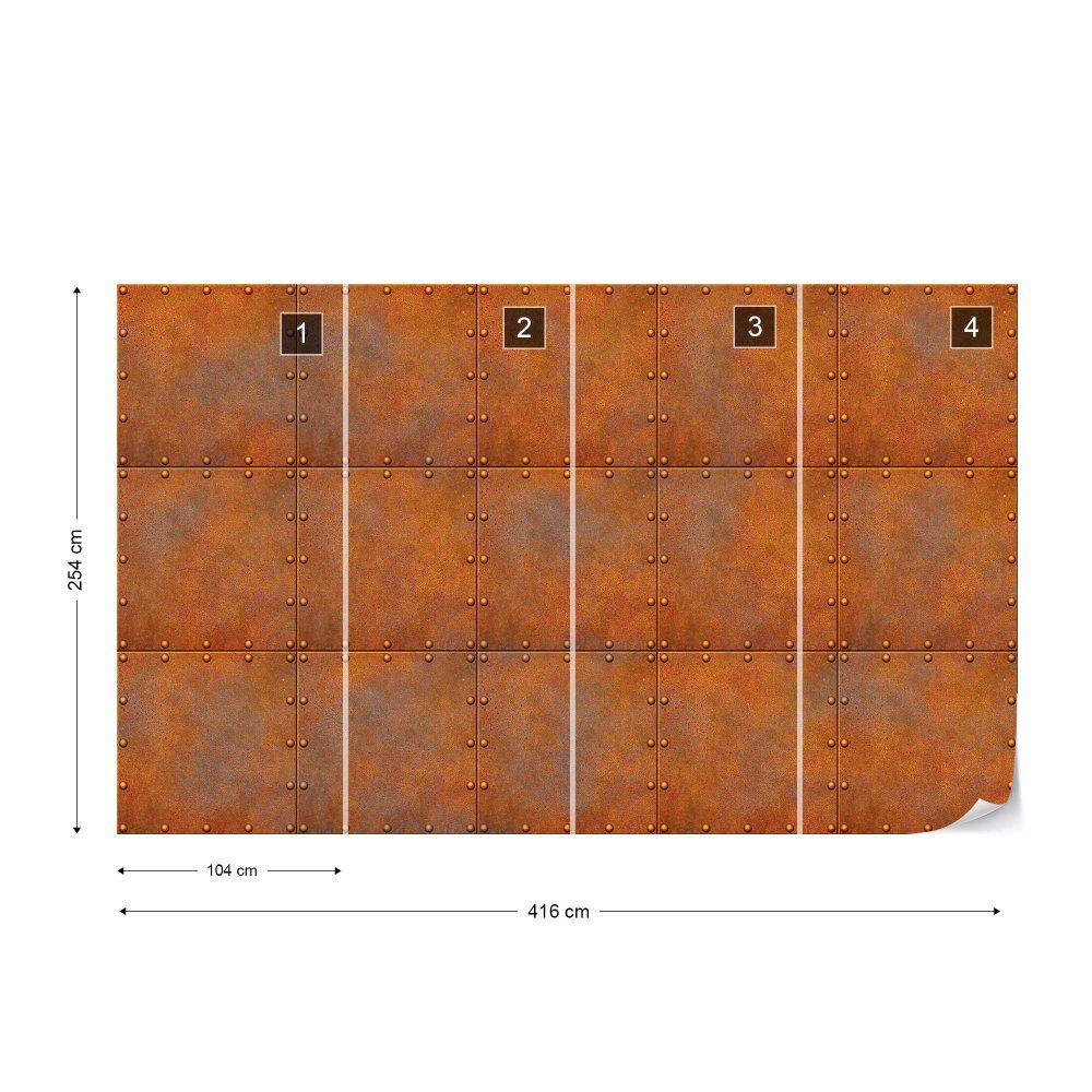 Fototapeta GLIX - Rust Texture + lepidlo ZDARMA Vliesová tapeta  - 416x254 cm - GLIX DECO s.r.o.