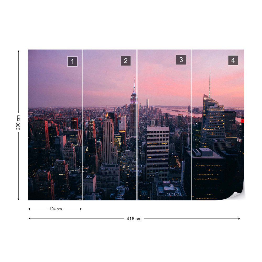 Fototapeta GLIX - Sunset In The City + lepidlo ZDARMA Vliesová tapeta  - 416x290 cm - GLIX DECO s.r.o.