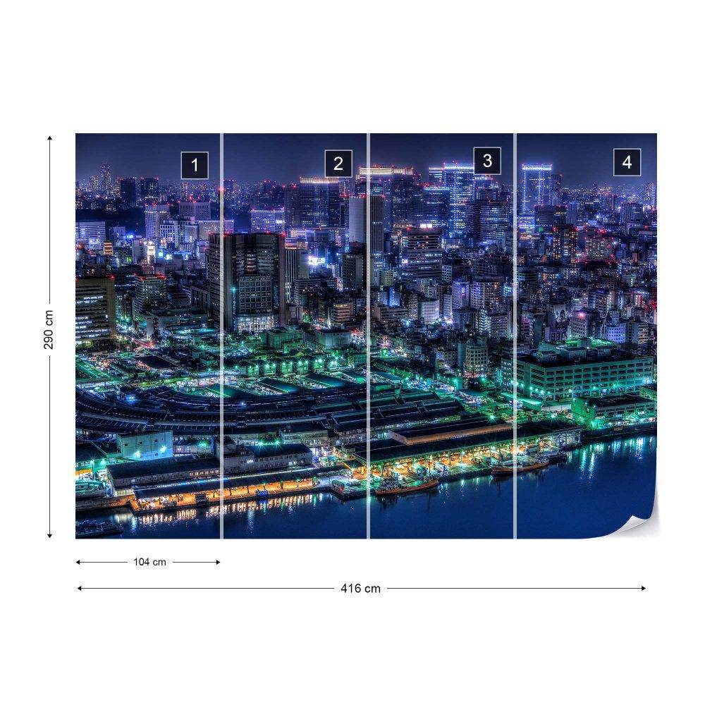 Fototapeta GLIX - Tokyo + lepidlo ZDARMA Vliesová tapeta  - 416x290 cm - GLIX DECO s.r.o.