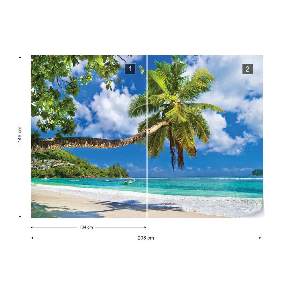 Fototapeta GLIX - Tropical Beach + lepidlo ZDARMA Vliesová tapeta  - 208x146 cm - GLIX DECO s.r.o.