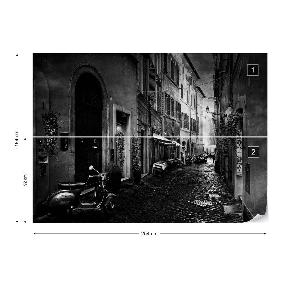 Fototapeta GLIX - Walking Along Rome + lepidlo ZDARMA Vliesová tapeta  - 254x184 cm - GLIX DECO s.r.o.