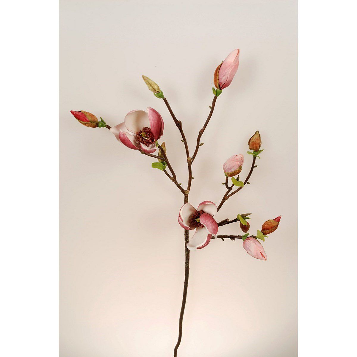 Umělá větvička Magnolie růžová, 95 cm - 4home.cz