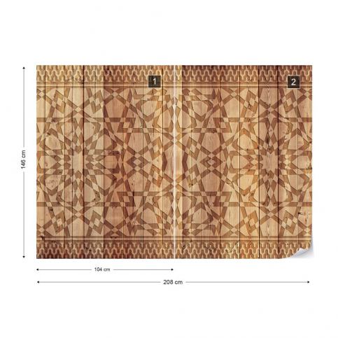 GLIX Fototapeta - Wood Pattern Texture Vliesová tapeta  - 208x146 cm - GLIX DECO s.r.o.