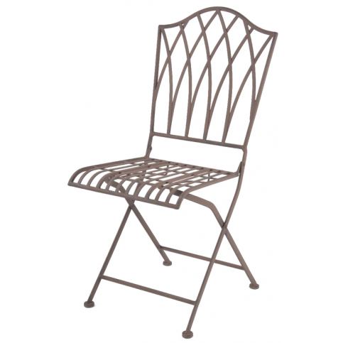 ESSCHERT DESIGN Zahradní židle | kovová | skládací EDZEE-MF006 - Veselá Žena.cz