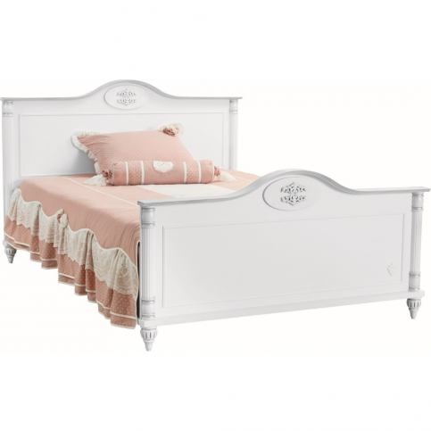 Bílá jednolůžková postel Romantic Bed, 120 x 200 cm - Bonami.cz