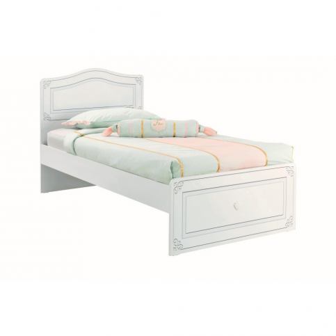 Bílá jednolůžková postel Selena Bed, 100 x 200 cm - Bonami.cz