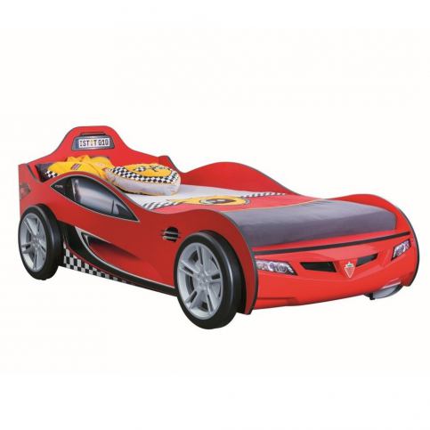 Červená dětská postel ve tvaru auta Race Cup Carbed Red, 90 x 190 cm - Bonami.cz