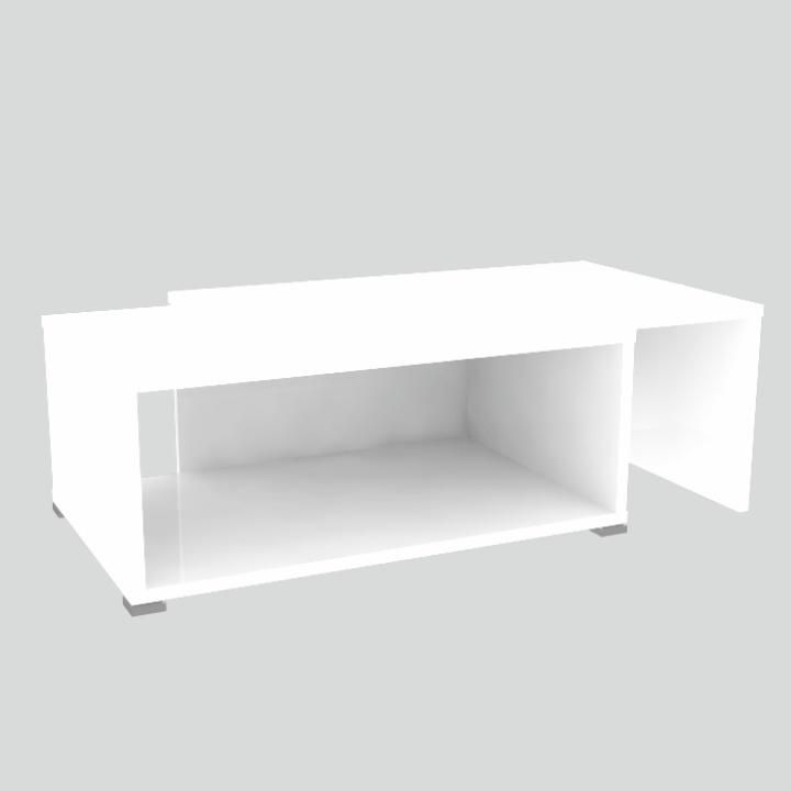 Konferenční rozkládací stolek, bílá, DRON 0000143231 Tempo Kondela - DEKORHOME.CZ