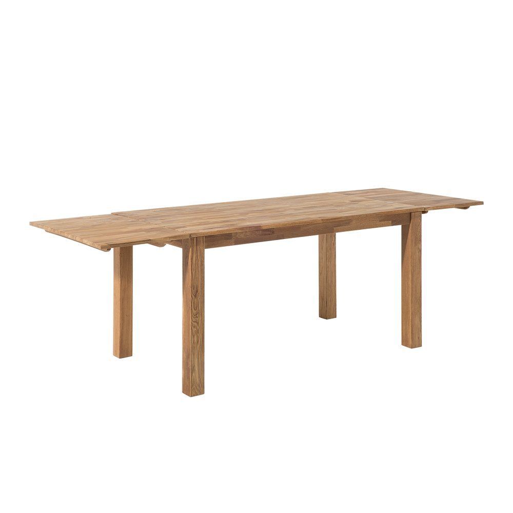 Rozkládací stůl, 150/240 x 85 cm, světlé dřevo MAXIMA - Beliani.cz