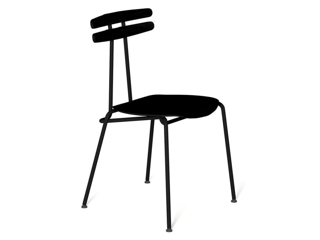 Černá dřevěná židle Tabanda Trojka All black II. - Designovynabytek.cz