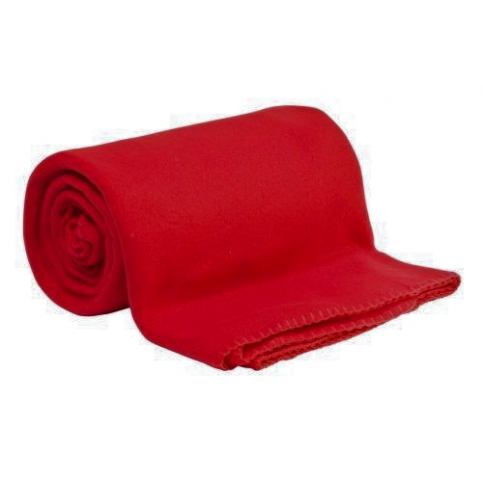 Fleecová deka červená - Výprodej Povlečení