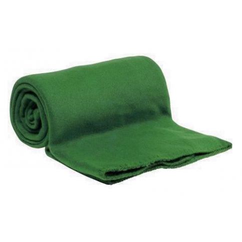Fleecová deka tmavě zelená - Výprodej Povlečení