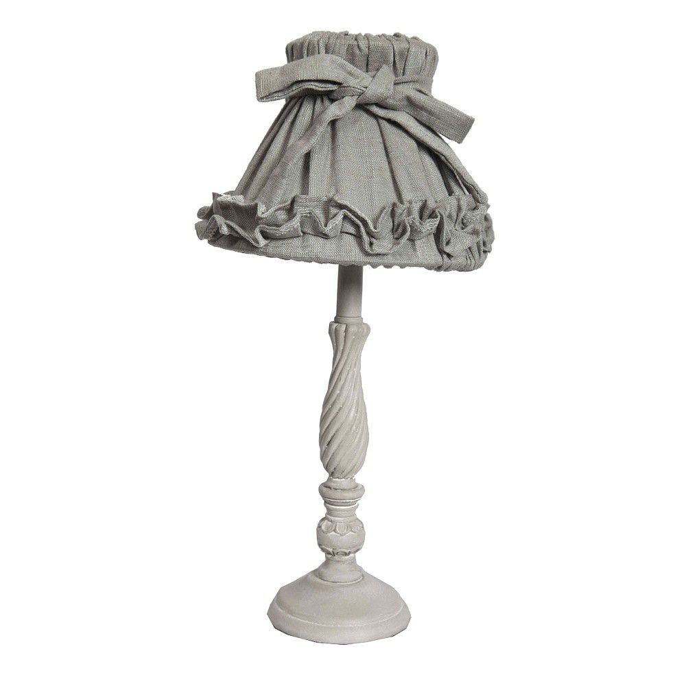 Stolní lampa Antic Line Romance Grey, výška 42 cm - Bonami.cz