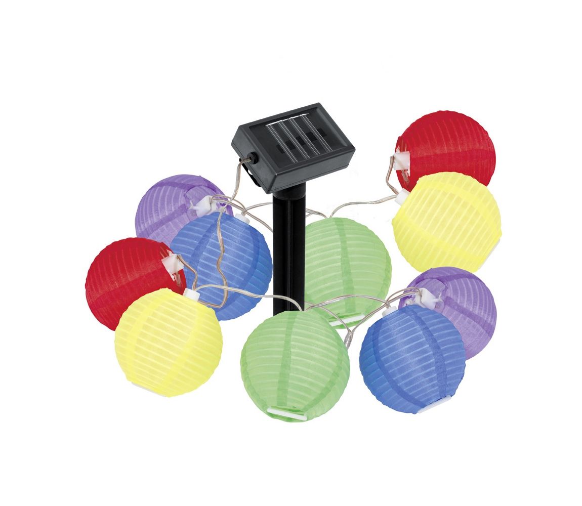 Eglo EGLO 47339 - Solární zahradní svítidlo balónky 10xLED/0,075W IP44  -  Svět-svítidel.cz