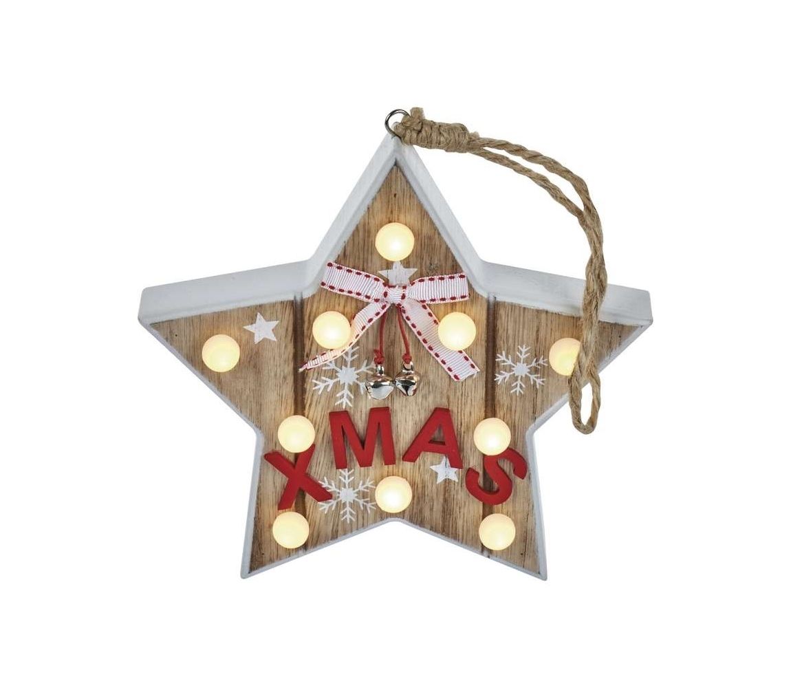 EMOS LED Vánoční dekorace XMAS 10xLED/0,6W/2xAAA -  Svět-svítidel.cz