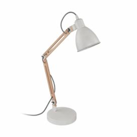 Eglo Eglo 96957 - Stolní lampa TORONA 1 1xE14/28W/230V bílá 
