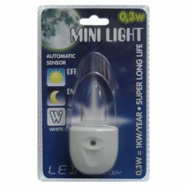 Prezent Lampička do zásuvky MINI-LIGHT (modré světlo) 