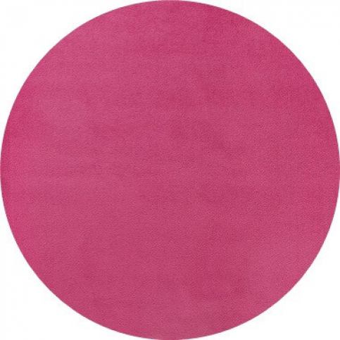 Hanse Home Collection koberce Koberec Fancy 103011 Pink kruh Rozměry koberců: 133x133 - kruh MK26275 - Veselá Žena.cz