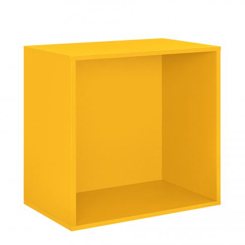 [en.casa]® Variabilní designový systém - skříňky / poličky - 45x45x30 cm - hořčicově žluté - H.T. Trade Service GmbH & Co. KG