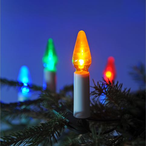 Exihand LED Vánoční řetěz FELICIA 16xLED/0,2W/14V/230V barevná -  Svět-svítidel.cz