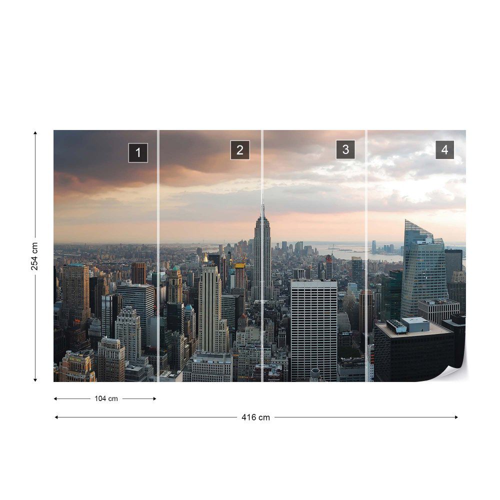 Fototapeta GLIX - New York City Empire State Building + lepidlo ZDARMA Vliesová tapeta  - 416x254 cm - GLIX DECO s.r.o.