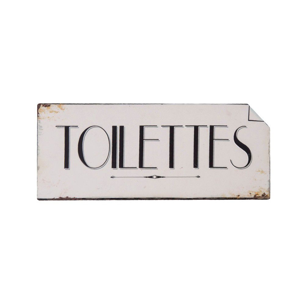 Nástěnná cedulka na toalety Antic Line Toilettes - Bonami.cz