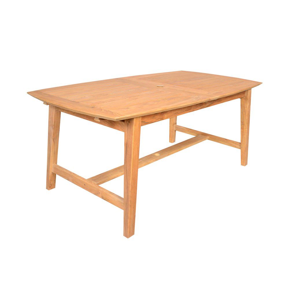 Zahradní jídelní stůl z teakového dřeva 100x180 cm Navy – Ezeis - Bonami.cz