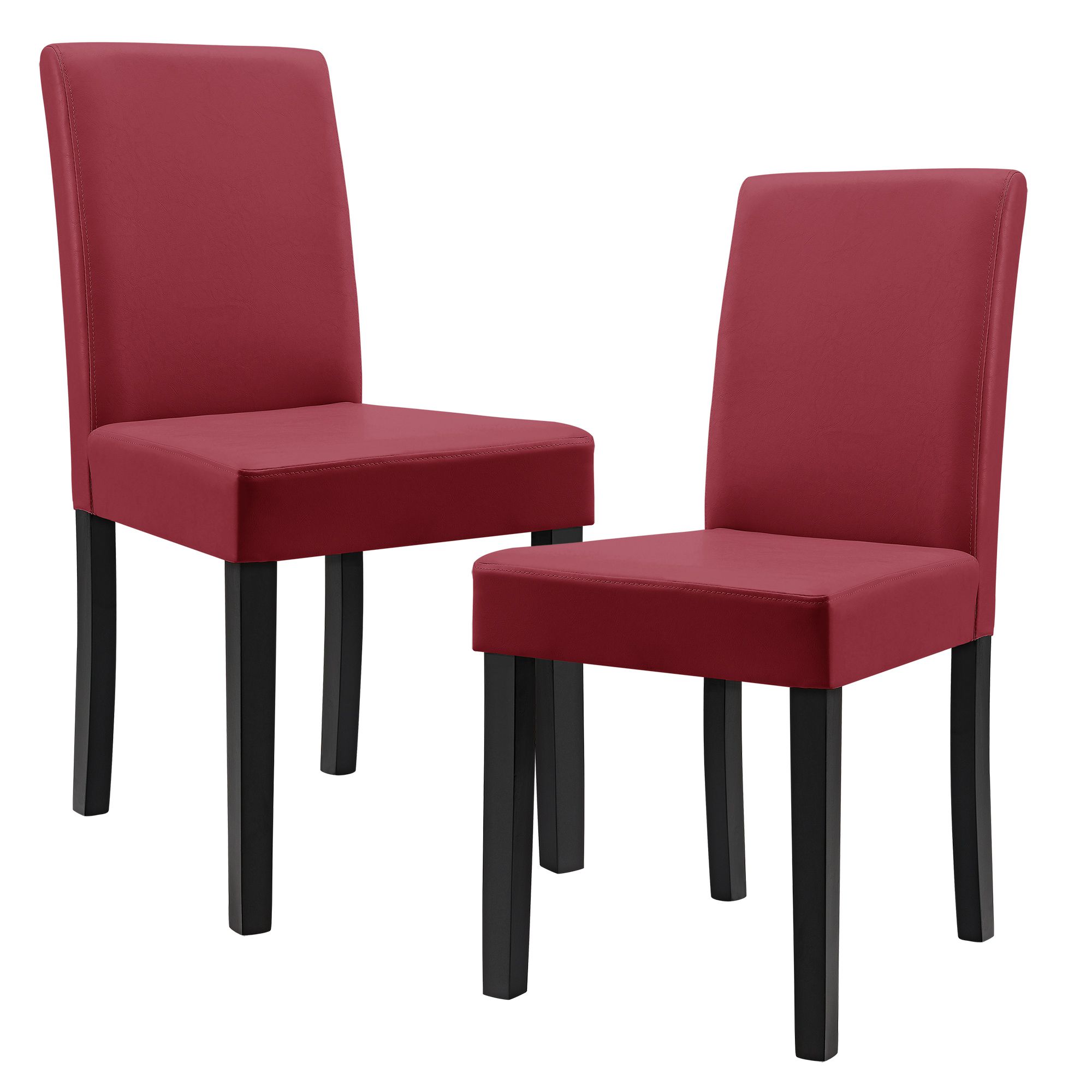 [en.casa] Židle 2x HTMY-9702 bordová - H.T. Trade Service GmbH & Co. KG