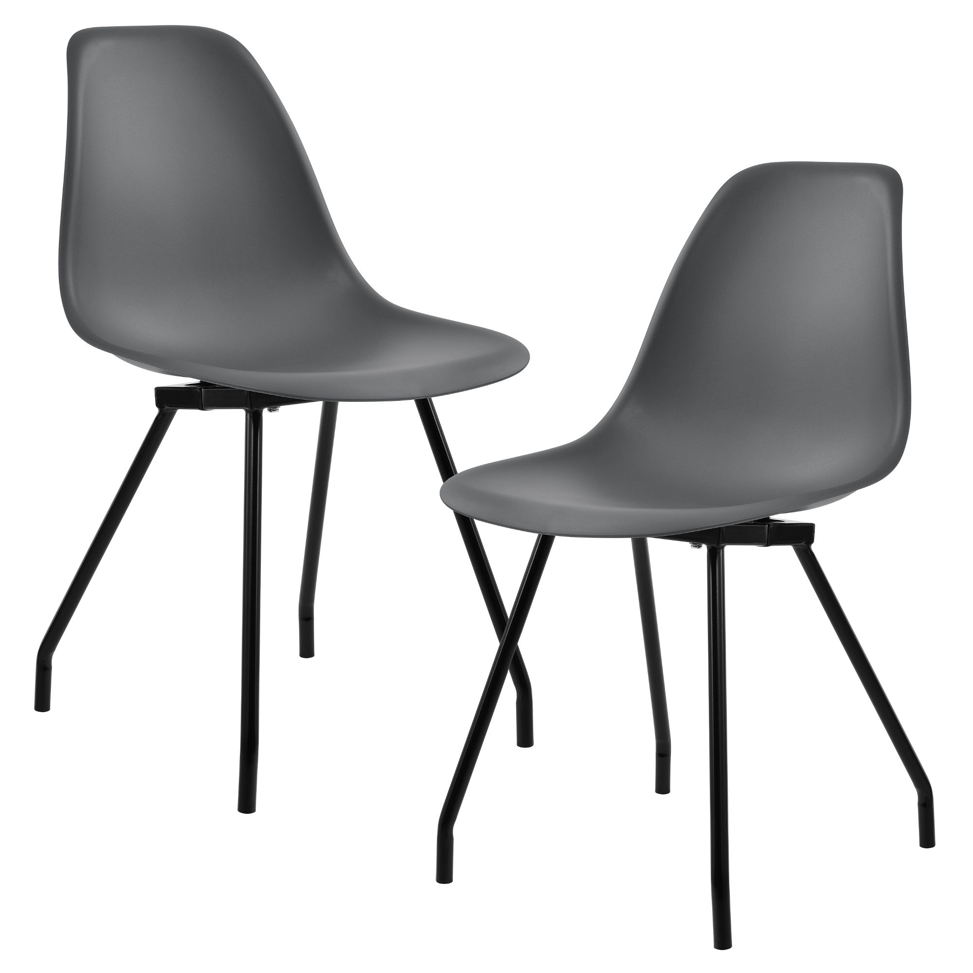 [en.casa] Jídelní židle 2 x AAES-0503 tmavě šedá - H.T. Trade Service GmbH & Co. KG