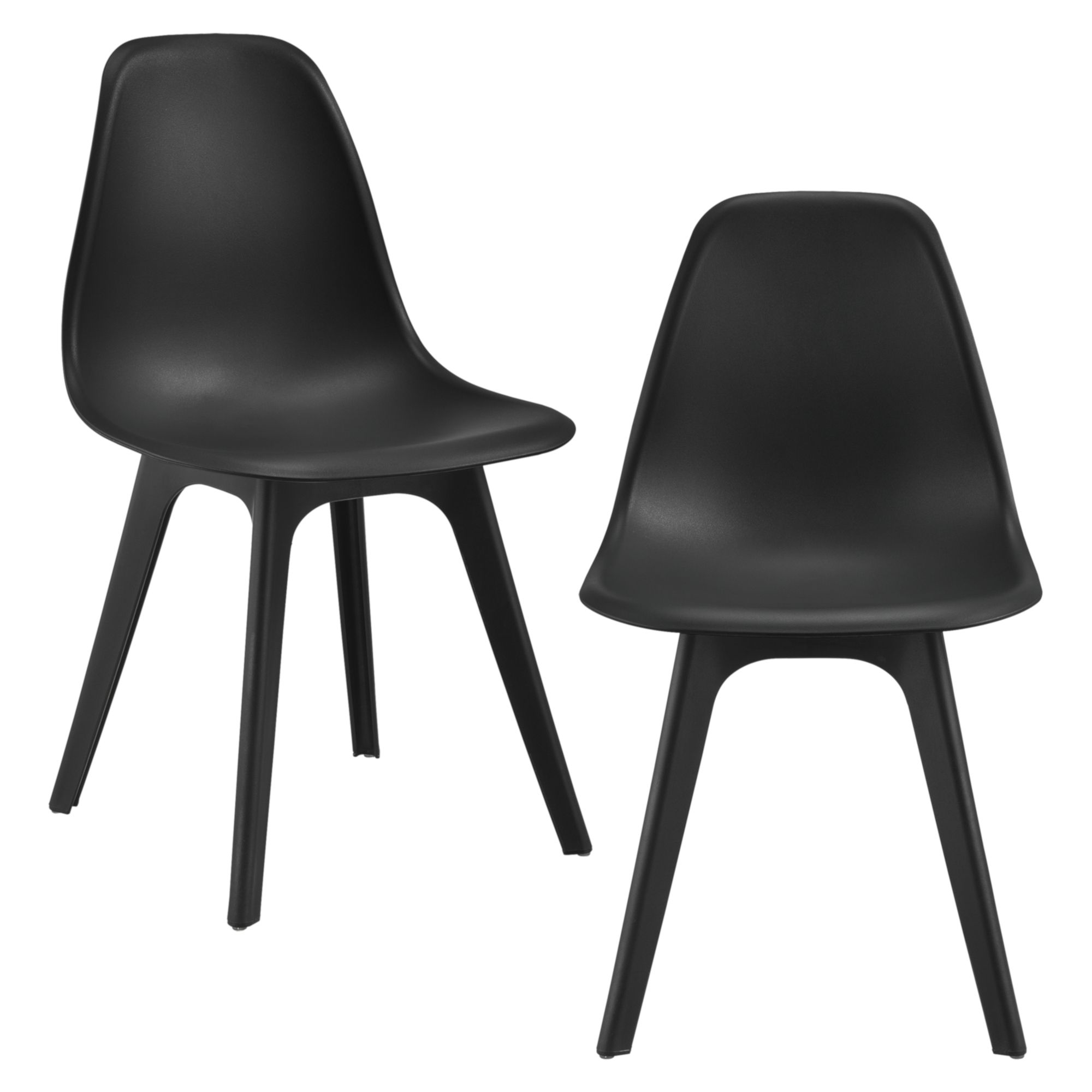 [en.casa] Židle 2x ABEN-0243 černá - H.T. Trade Service GmbH & Co. KG