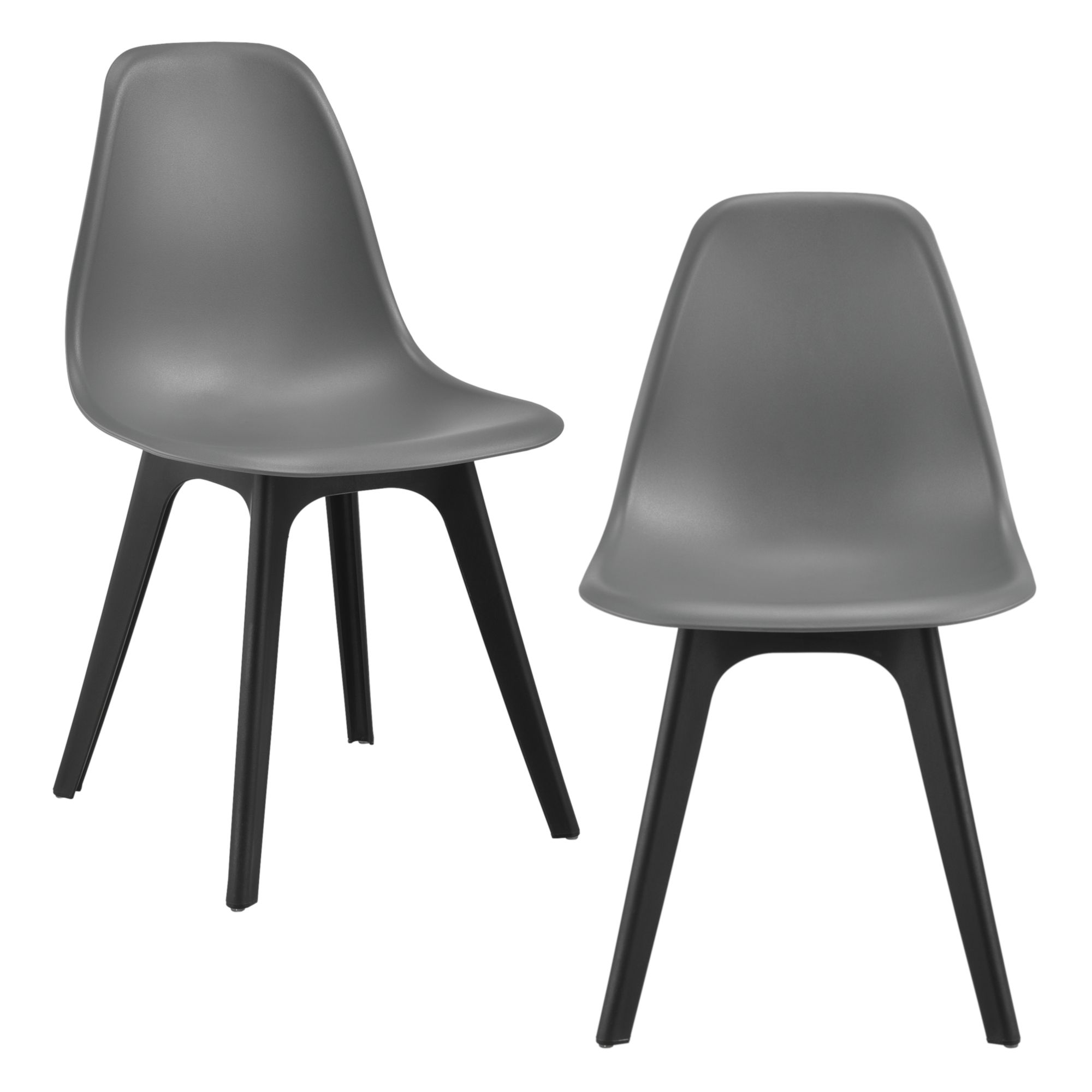 [en.casa] Židle 2x ABEN-0244 šedá - H.T. Trade Service GmbH & Co. KG