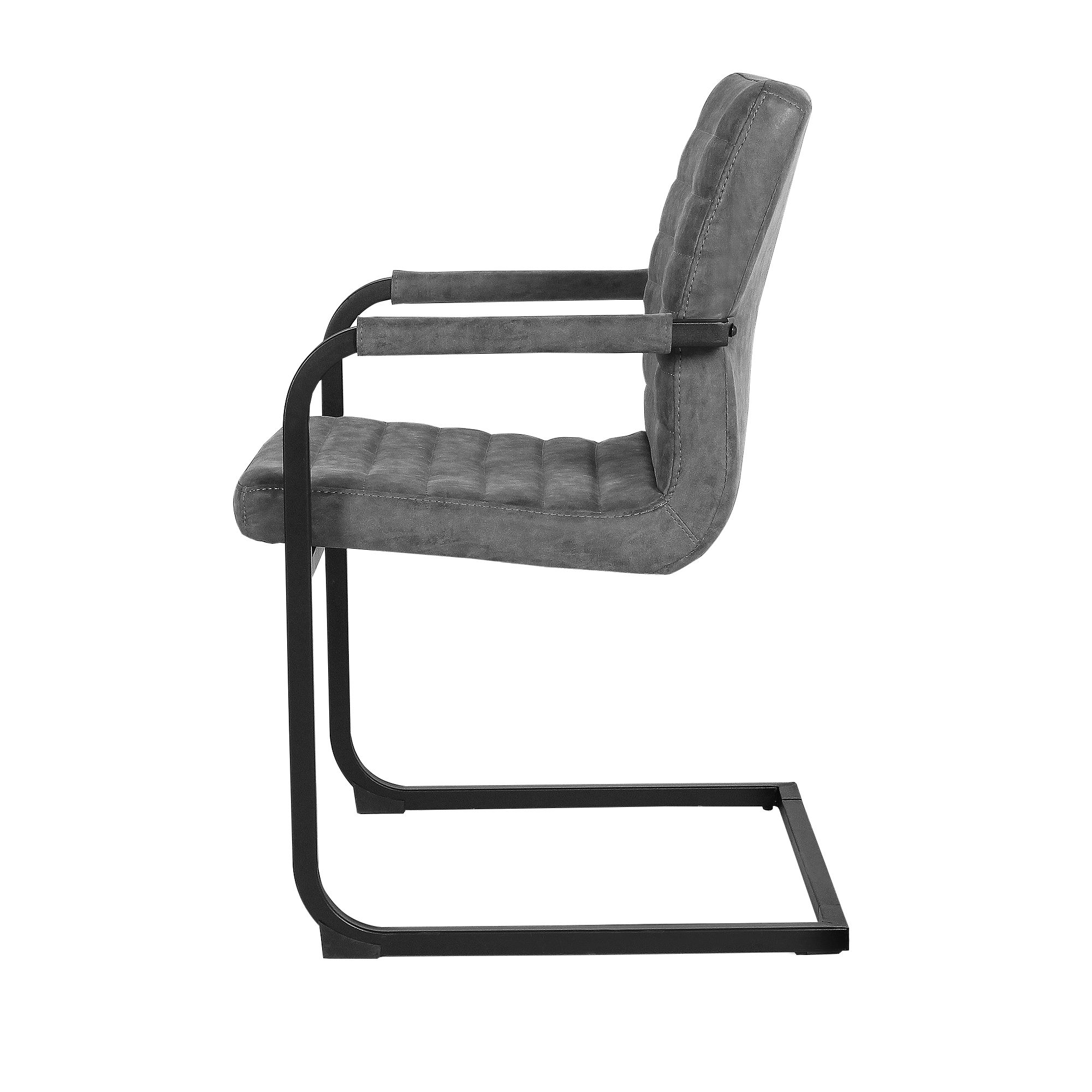 [en.casa] Židle \"Anita\" 2x HTNC-2893 šedá - H.T. Trade Service GmbH & Co. KG