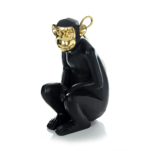 Černá dekorativní soška 360 Living Primate 422 - Bonami.cz