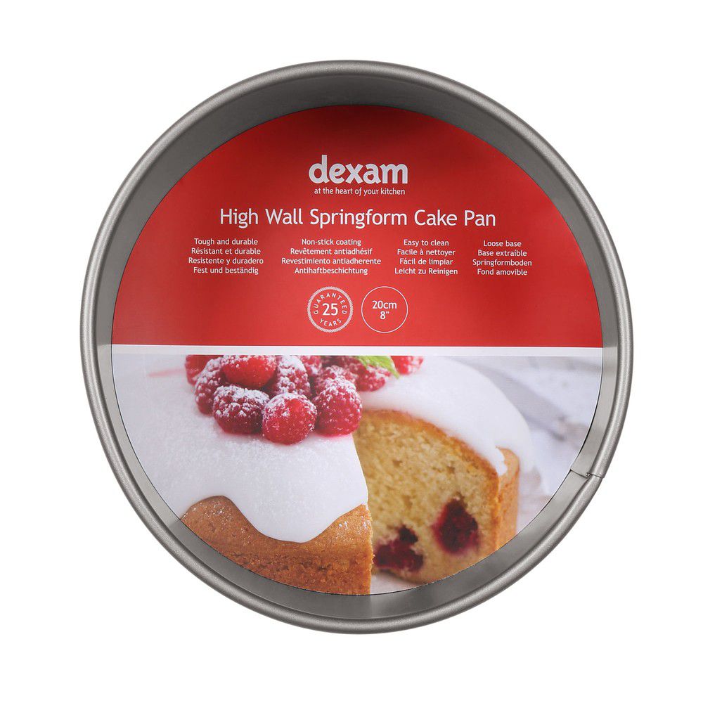 Kulatá forma na pečení dortu s nepřilnavým povrchem Dexam Wall Springform cake, ø 20 cm - Bonami.cz
