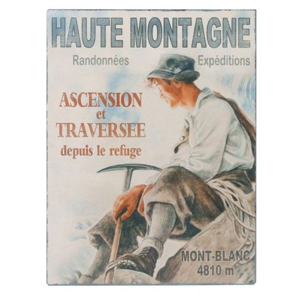 Nástěnná cedule Antic Line Haute Montagne, 25 x 33 cm - Bonami.cz