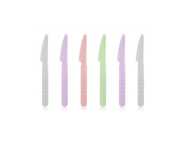 BANQUET Sada plastových nožů CANDY 18,5 cm, 6 ks, mix barev - FORLIVING