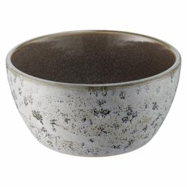 Šedá kameninová miska s vnitřní glazurou v šedé barvě Bitz Mensa, průměr 12 cm