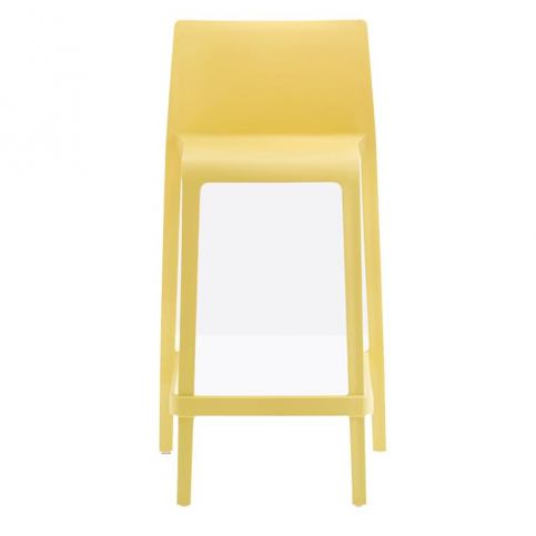 Barová židle Volt 677, žlutá - Designovynabytek.cz