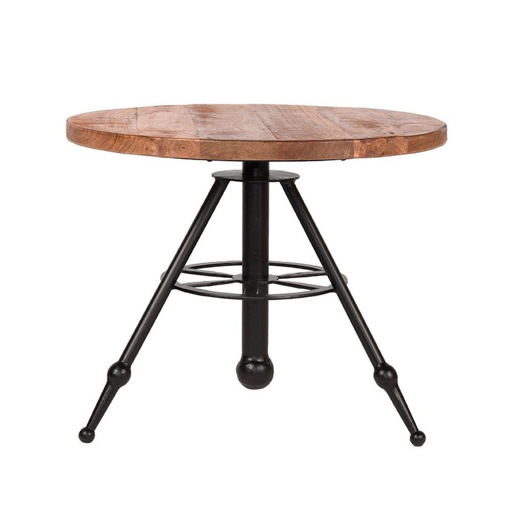 Odkládací stolek s deskou z mangového dřeva LABEL51 Solid, ⌀ 60 cm - Bonami.cz
