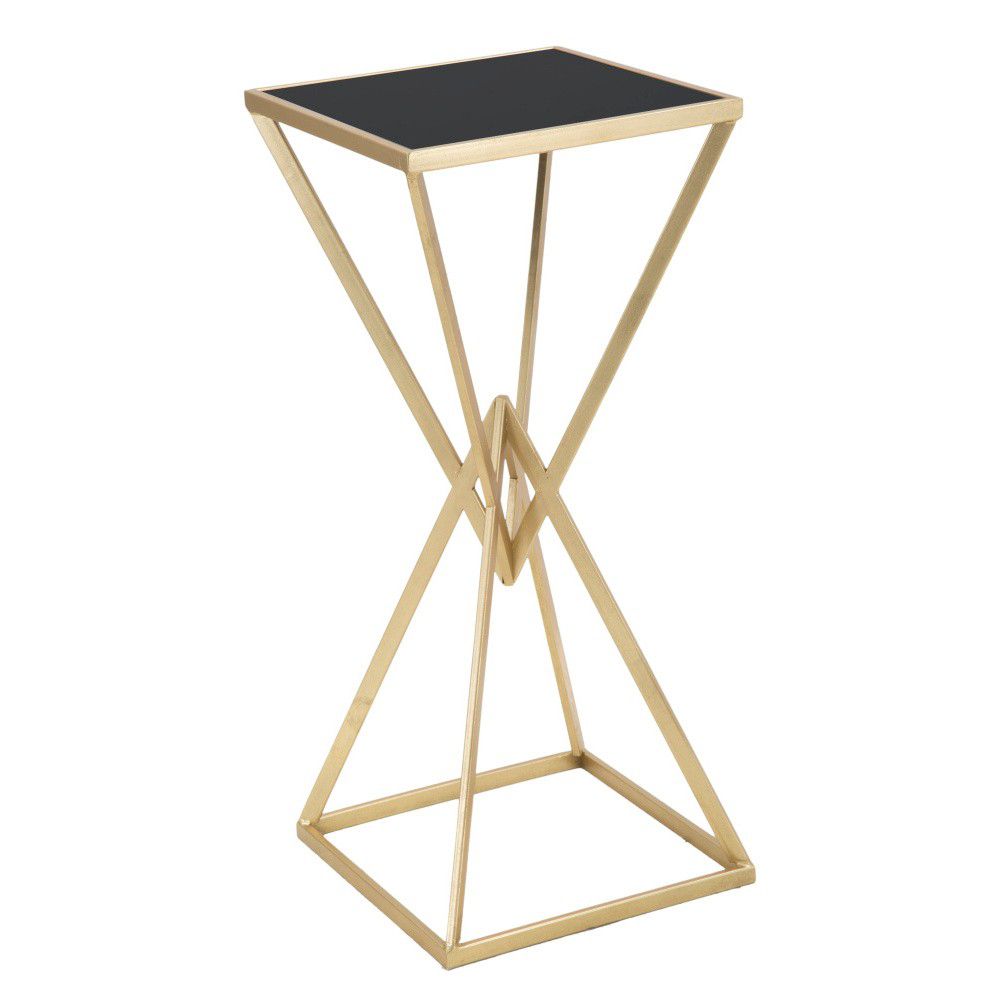 Odkládací stolek se skleněnou deskou 35x35 cm Piramid – Mauro Ferretti - Bonami.cz